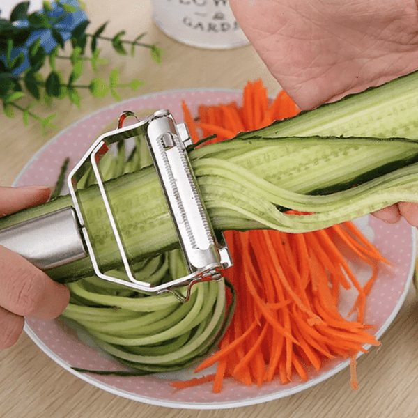 Éplucheur de fruits et légumes en acier inoxydable Super tranchant