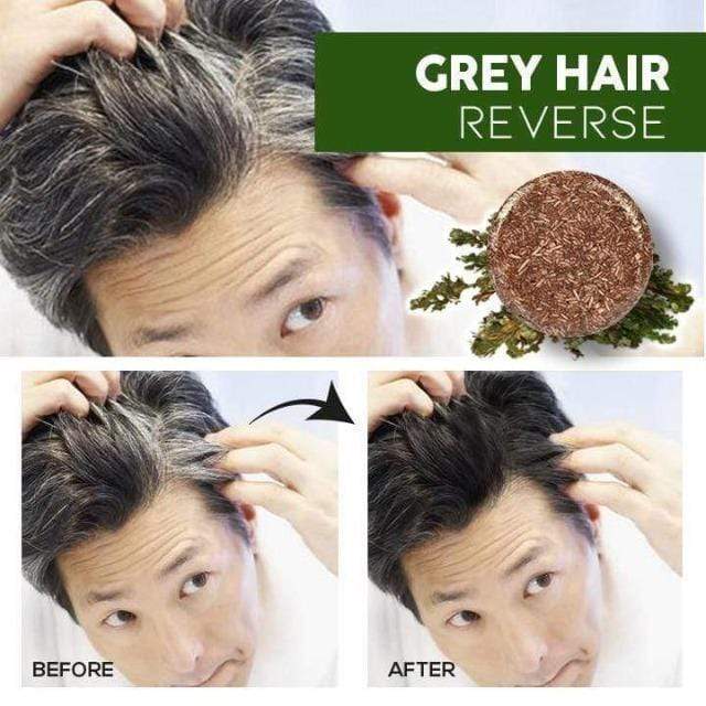 Gadgets d'Eve beauté BARSHO™ : Shampoing Solide Naturel pour Restorer la Couleur Naturel de vos Cheveux