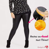 HOTGINS™ : Legging Thermique en Polaire à Effet Cuir